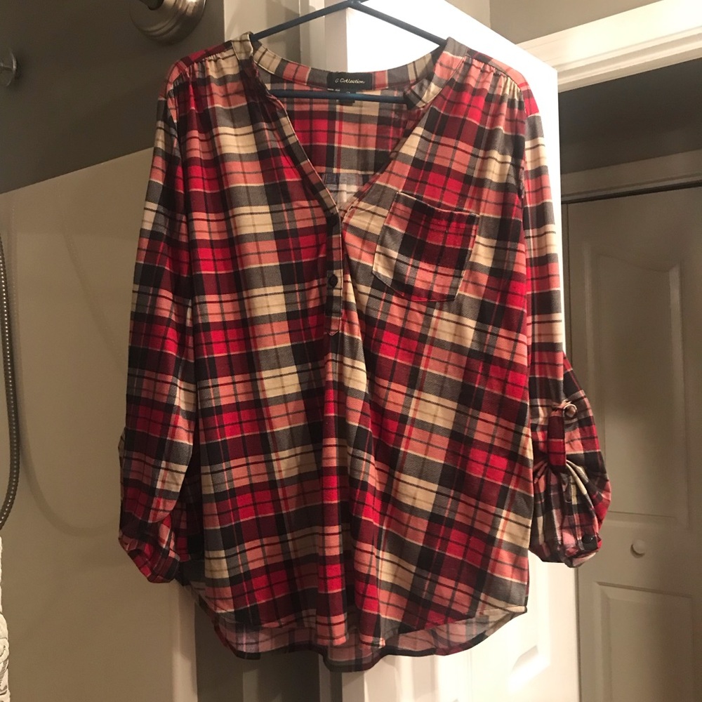 Boutique Plaid Tunic